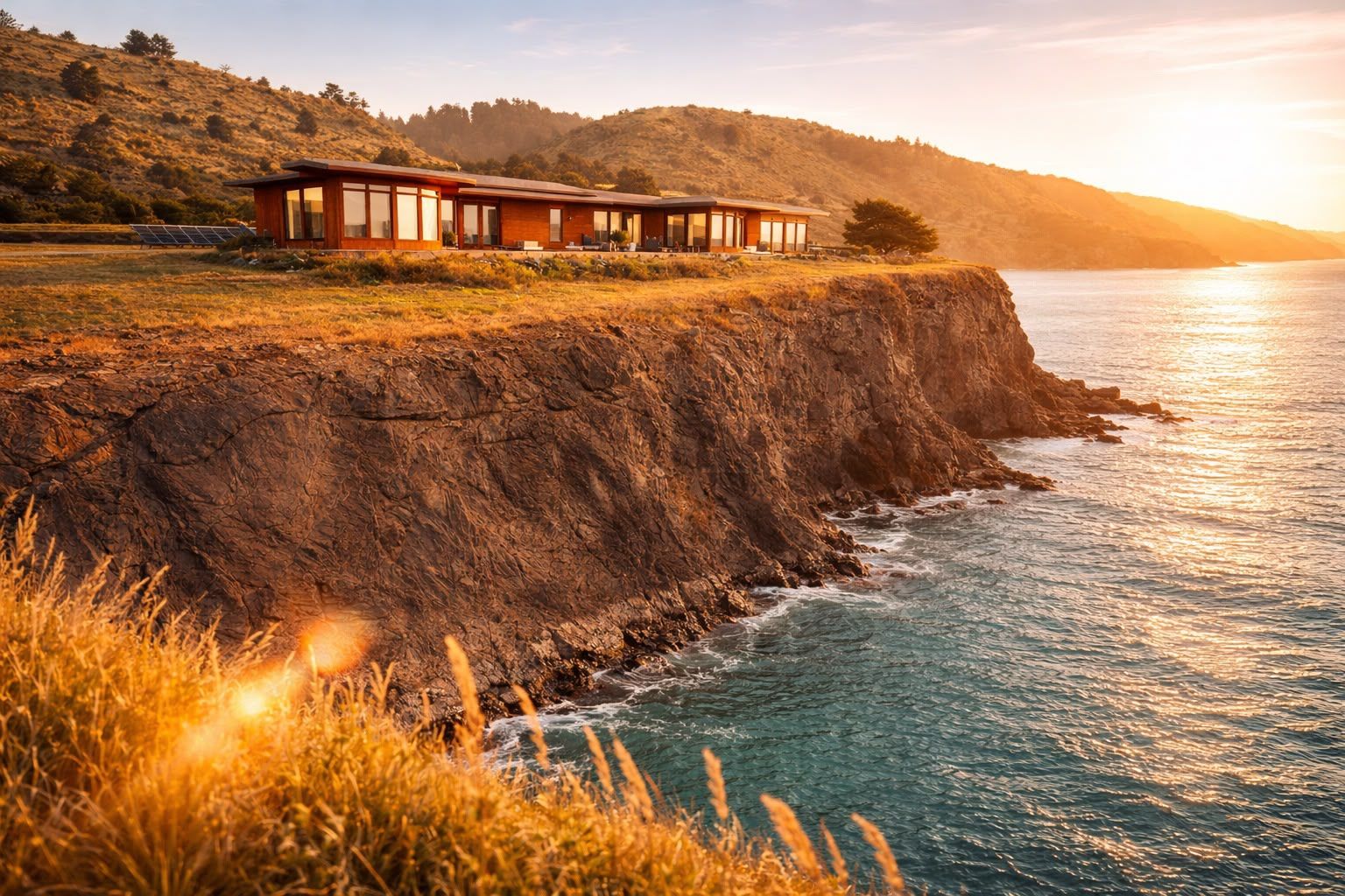 Kibesillah Cove on the cliffs above the Pacific
